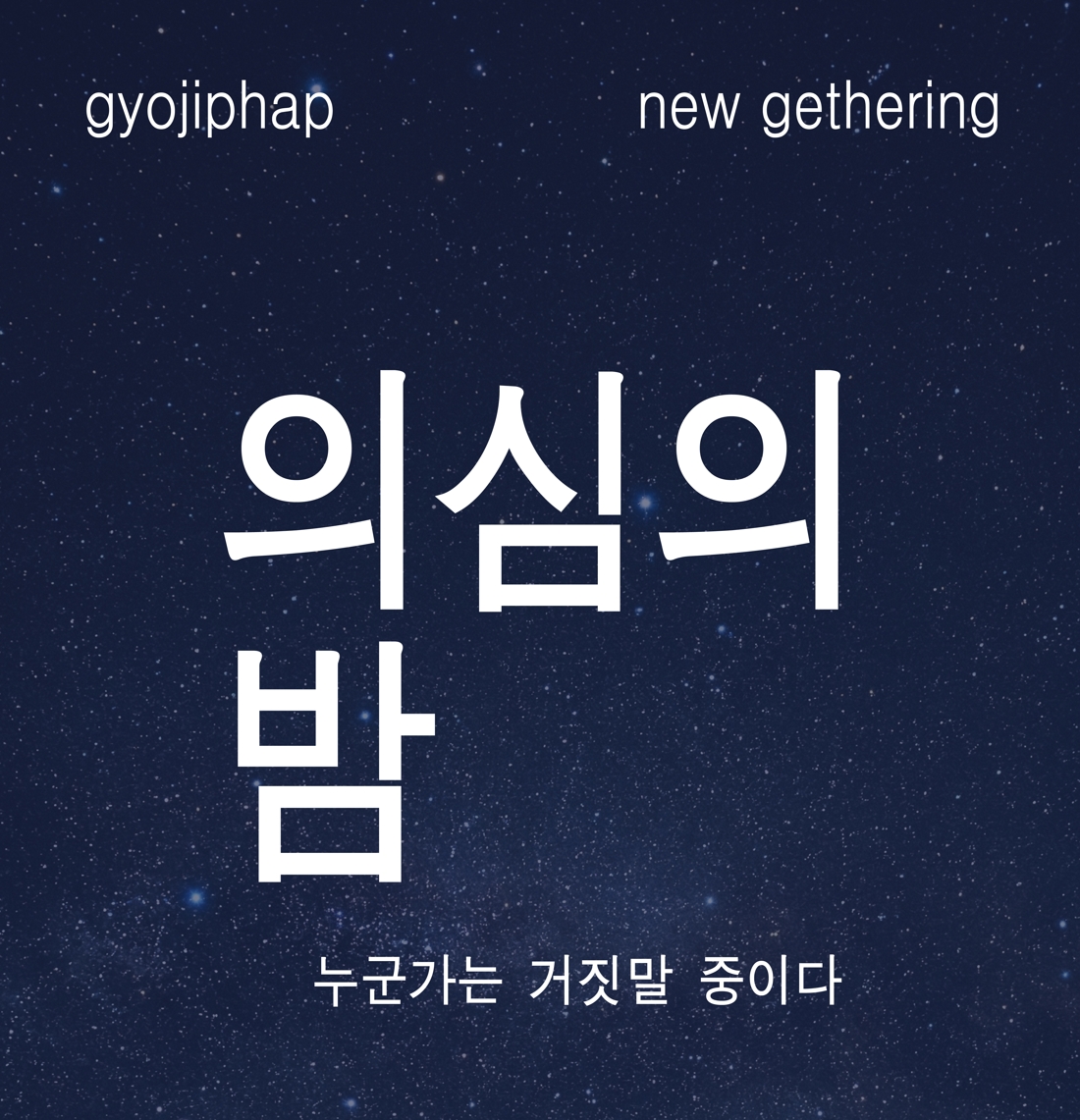 의심의 밤 포스터
